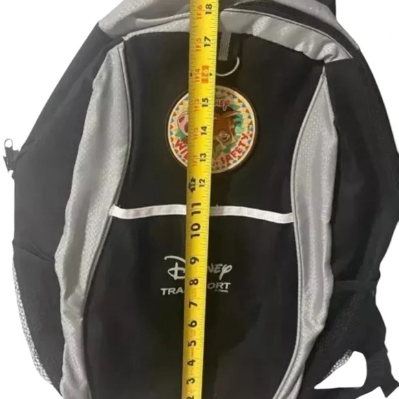 Disney Wild About Safety Disney Transport Backpack Black RARE main image 9